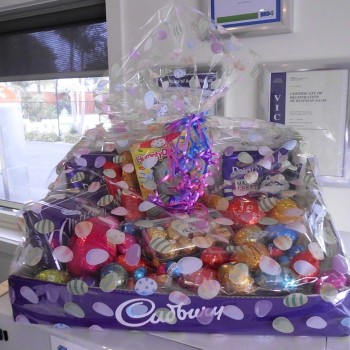 Yum, here's what our Easter Egg Raffle prize looked like!