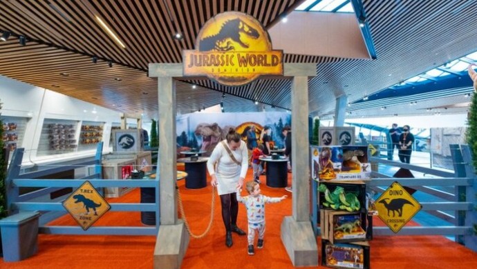 Jurassic World at Myer Melbourne